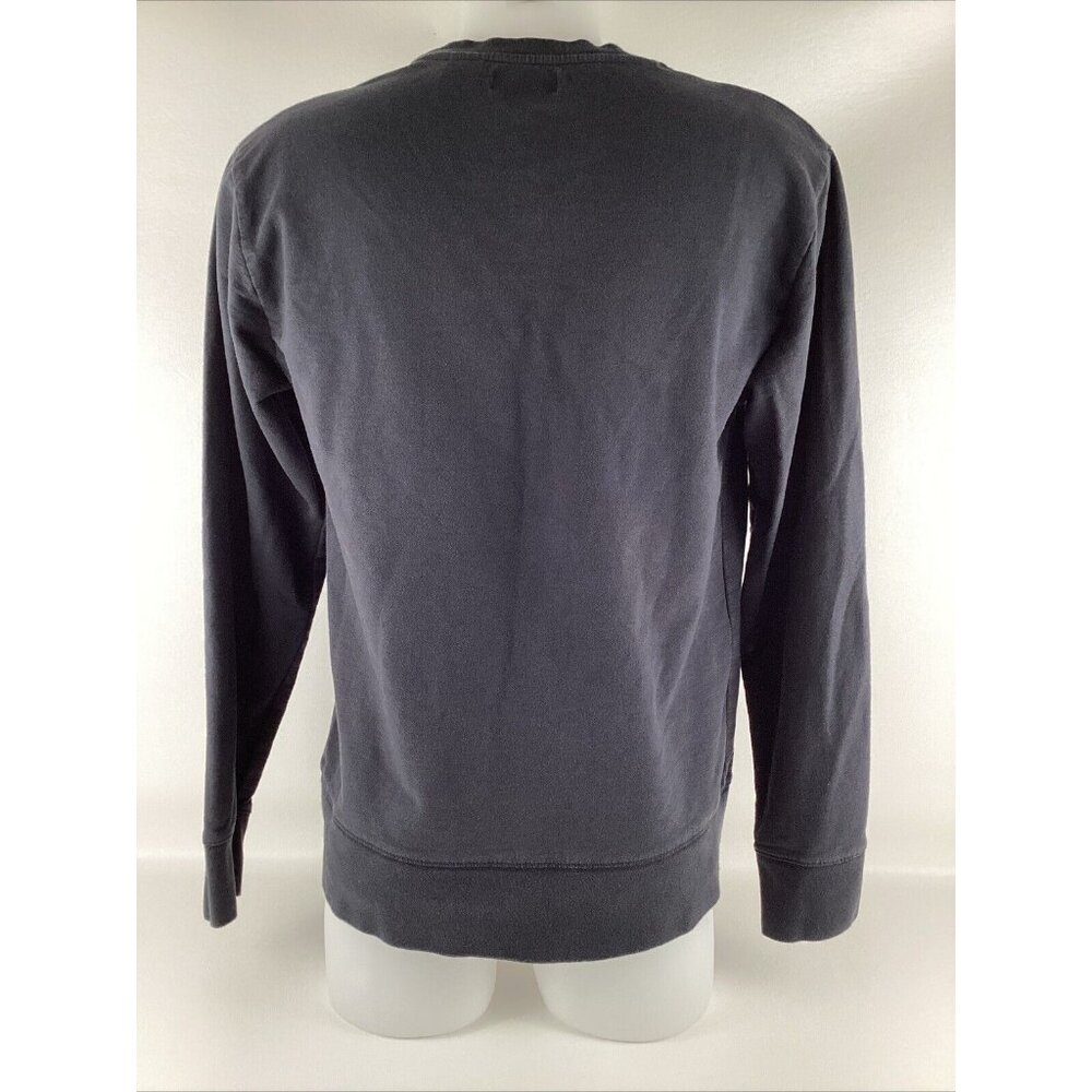 Ben Sherman Mens Pullover Fleece Sweatshirt Dark Blue Large Lg 100% Cotton - Picture 5 of 9